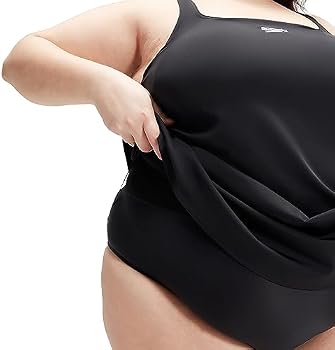 speedo swim dress women (Plus Size) Women's Swimsuit, Black Fashion Orange Tulle Lace Long Color:light sky Giving big FC:Summer_event