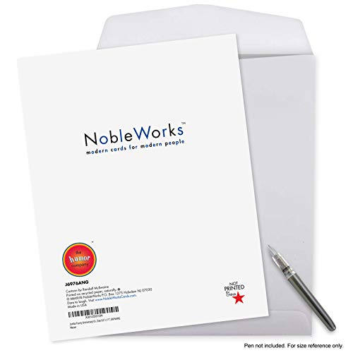 Nobleworks - Grandma's Name - Funny & Big Grandparents Anniversary Greeting Card With Envelope (Big 8.5 X 11 Inch) J6976Ang #TOP6