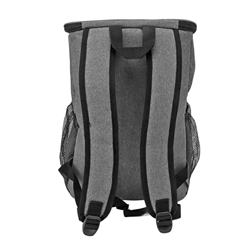 Sac à dos thermique gris clair durable au design étanche épuré