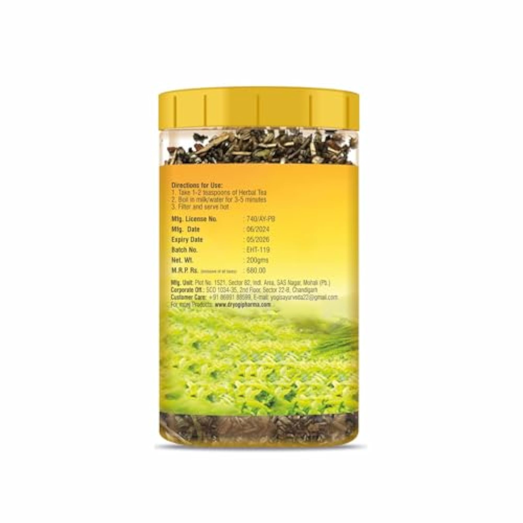 Yogis Ayurveda 40 Day's Tea Herbal Detox