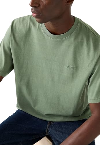 Levi's Para Hombre. A0637-0163 Camiseta Red Tab Vintage Verde (M), Casual, AlgodóN, Manga Corta - 3