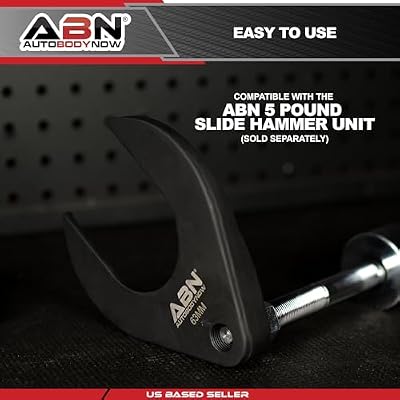 ABN 63mm Inner CV Axle Puller Removal Tool, CV Joint Fork Removing Adapter Suitable for Most Vehicles, U-Shaped CV Axle Removal Tool, CV Axle Puller Tool, Wheel Puller Tool