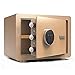 Safe Tresor Digitaler Tresor Großes Volumen für Home Hotel Security Elektronisches Passwort Schlüsselaufbewahrungsschrank (Gold)