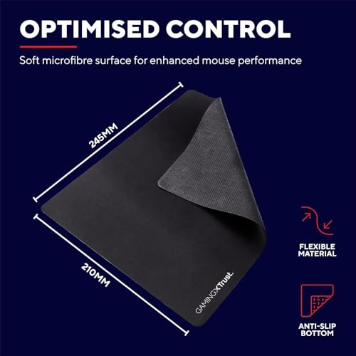 GXT 112 Felox Mouse Gaming Wireless Ricaricabile con Tappetino 24.5 x 21 cm, 80 Ore di Autonomia, 800-4800 DPI, 6 Pulsanti, Mouse Senza Fili RGB per Computer, Laptop, Windows - Nero - Mouse gaming - Immagine 2