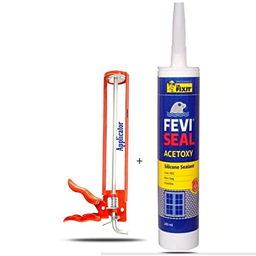 FEVI SEAL Clear Silicone Selant Acetoxy Neutral PRO Silicone Sealant