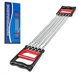 ONEX Chest Expander for Men & Women – Adjustable 5-Spring Resistance Trainer with Steel Bands – Home Workout Equipment for Arms, Back, Shoulders & Upper Body Strength