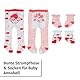 Baby Annabell Strumpfhosen und Socken in verschiedenen Farbkombinationen für 43cm Puppen, 2er Pack Puppenstrumpfhosen, 710807 Zapf Creation