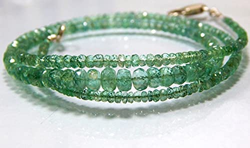 Agate mystique bleue en perles rondelles 3.5 mm pour créer vos bracelets d'été