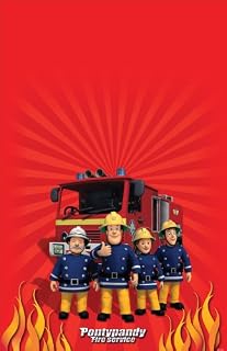 amscan Fireman Sam Plastic Tablecover