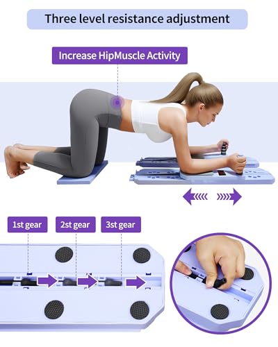 KLYOZO flo Pilates Portable Reformer 8-in-1 Pilates Reformer Sliding Home Gym Equipment の商品画像 6