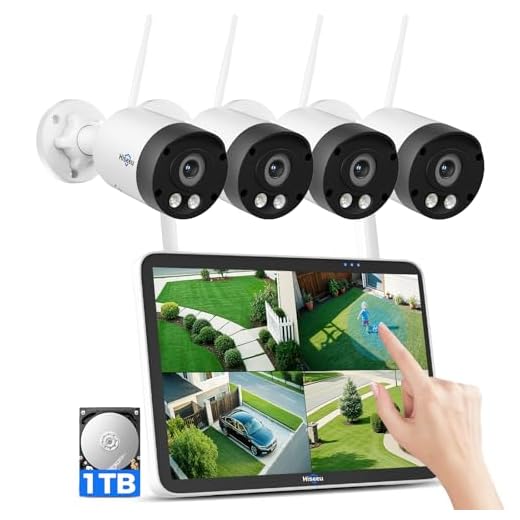 Hiseeu 8MP Wireless Security Camera System