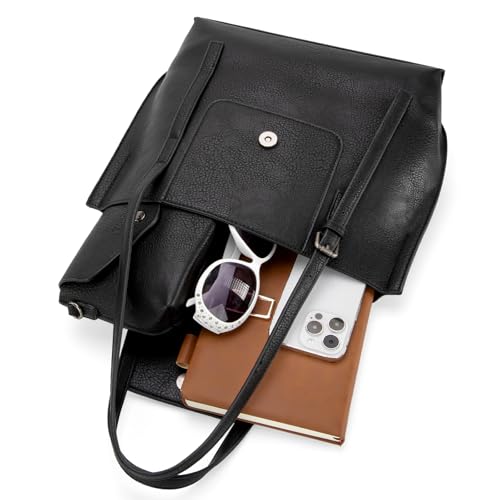 Montana West Wrangler 2Pcs Handbag Sets Purses for Women Medium Tote Bag Crossbody Purses3