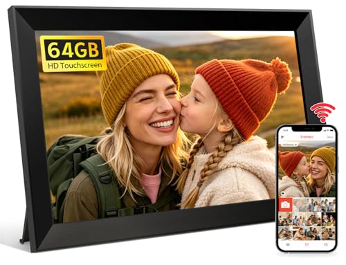 Frameo Cornice Digitale Wi-Fi 10,1 Pollici, Cornice Elettronica 64GB, Cornice