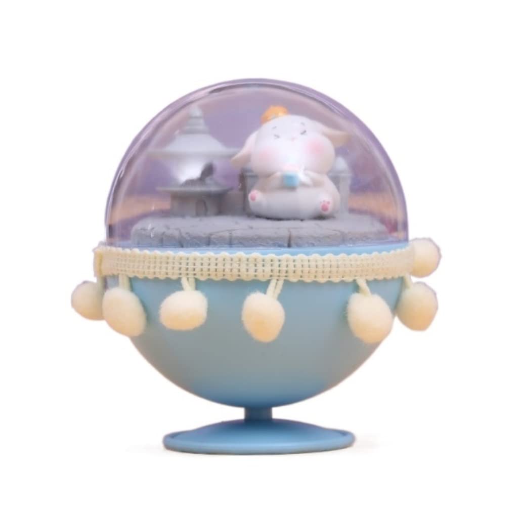 Pozytywka pozytywki Bunny Music Box Prezent Retro Obrotowy Na Boże Narodzenie Urodziny Pozytywka Prezent(B)