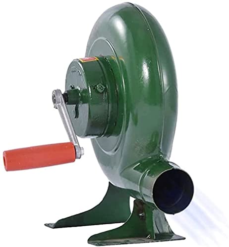 Soplador manual de forja de manivela – Ventilador portátil para herrería, fogatas y cocina al aire libre