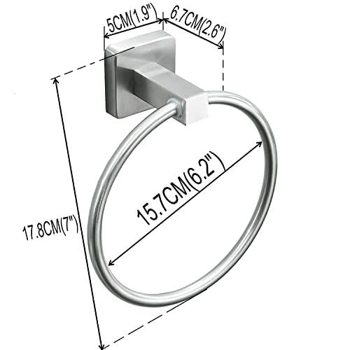 Porta asciugamani ad anello in acciaio