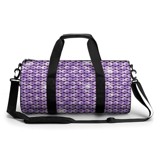 Sac de voyage violet brillant idéal pour vos week-ends de camping et sessions de gym intenses