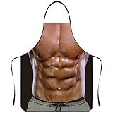 Kitchen Apron Funny Chef Cooking Gag Gift Creative Funny Baking Party Aprons for Men Women (G)