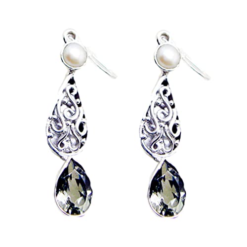 Boucle d'oreille vert améthyste en argent sterling résistant pour sublimer les peaux sensibles