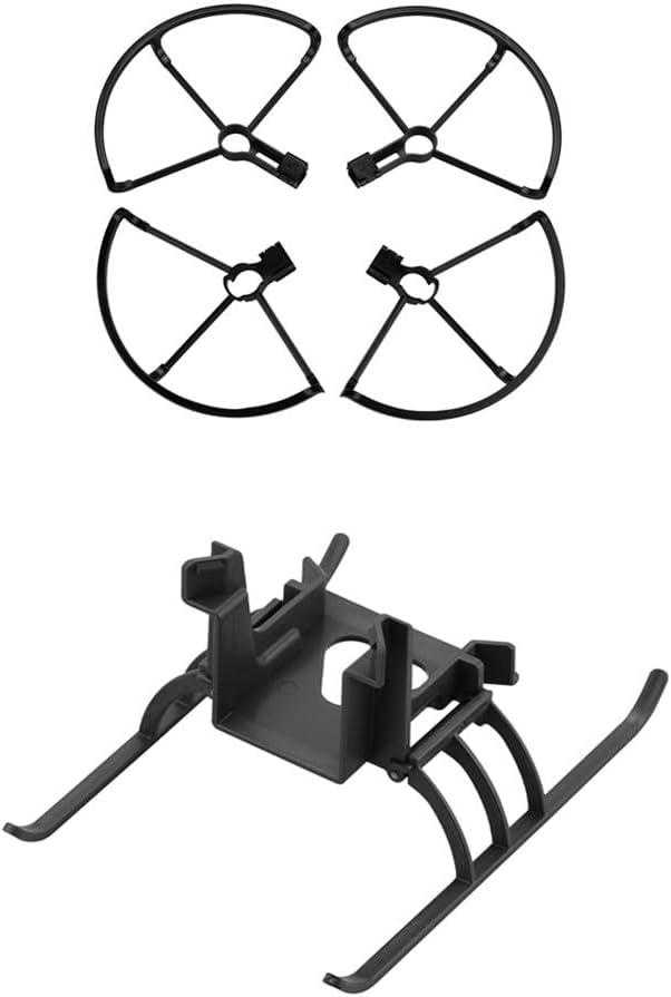 Fit for Sjrc F11S/F11 Pro/F11/F11S/F11 4K PRO Drone Wings Anti-Collision Protector Drone Quick Release Accessories Propeller Guard(2 in 1 A)