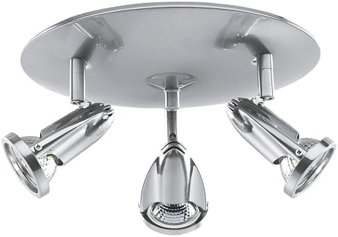 Cobra - LED Flush Mount Spotlight Cluster - Brushed Steel Finish