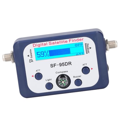 Localizador de Sinal de Satélite Digital Display Lcd Retroiluminado Portátil Localizador de Satélite