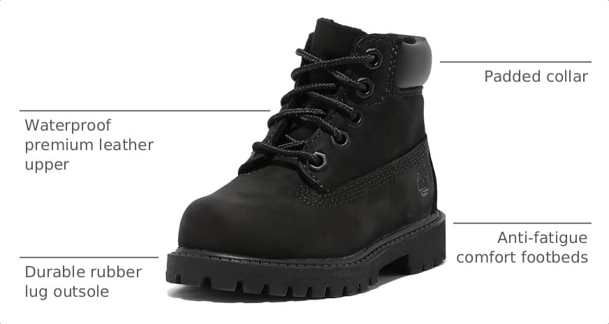 Image of Timberland Kids' Premium 6 Inch Waterproof Boot