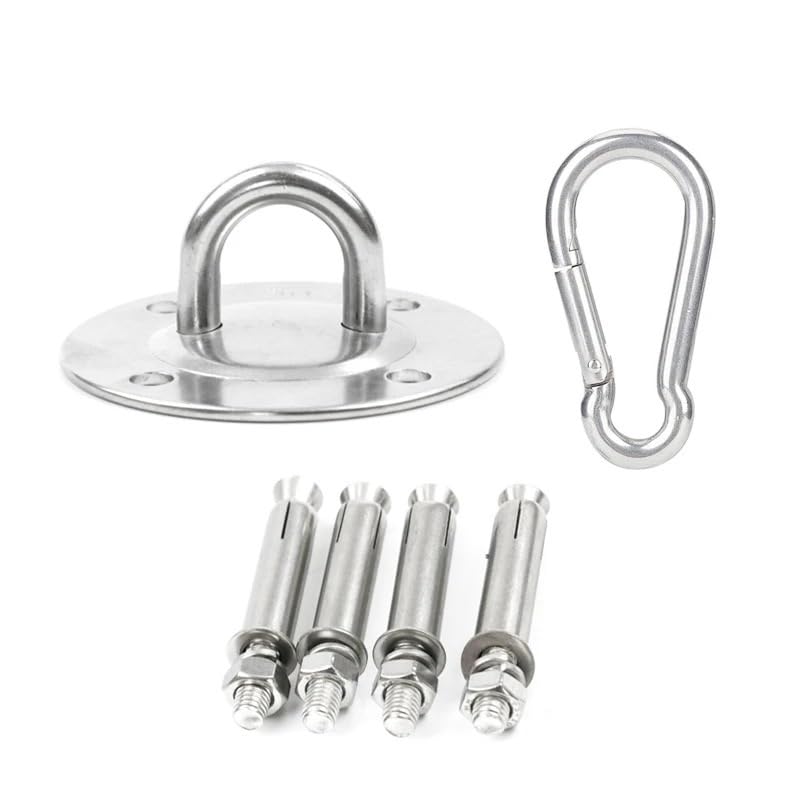 Crochet de suspension pour kit balançoire et yoga aérien à installer chez soi