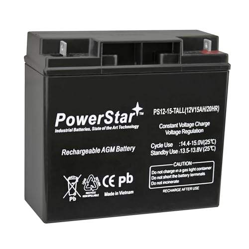 12V 15AH Briggs and Stratton Generator B4489GS 193043GS UPS SLA Battery