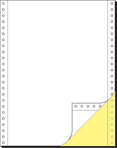 SIGEL 32246 Endlospapier 12 Zoll x 240 mm (A4 hoch), 80/57 g, 1000 Sätze 2fach, Druckerpapier