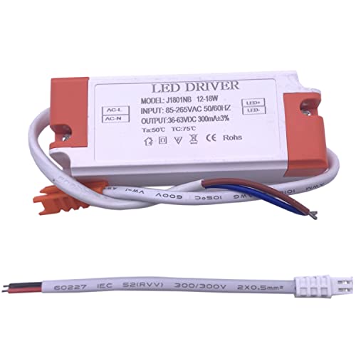 Image of LED Driver 300mA 600mA 900mA 1-3w 4-7w 8-12w 12-18w 18-25w 25-36w LED Constant Current Driver Power Unit Supply for LED Bulb Transformers (8-12x3W 600mA)