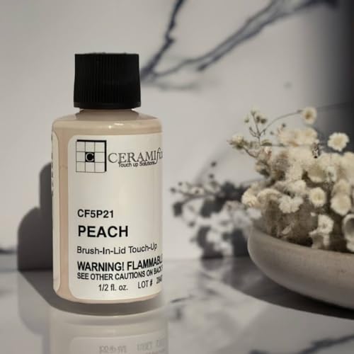 Ceramifix .5 oz Peach Touch Paint for Tile, Appliances and More