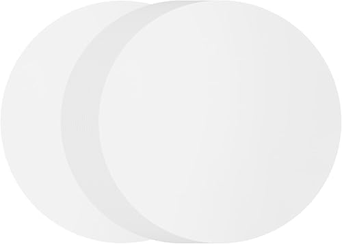 100 hojas de papel pergamino de 3.94 pulgadas, hojas de papel de hamburguesa, forros precortados antiadherentes para hornear pasteles, freidora de