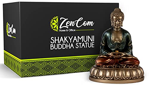 Shakyamuni Buddha Statue For Home Decor - Meditating Buddha Statue Large 10.5" Tall Indoor Zen Meditation Buddha Decor - Collectable Figurine For Spiritual Room Decor, Altars Or Yoga. Gift Ready. #TOP1