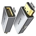 Reborn HDMI to DisplayPort Adapter | 4K@60Hz HDMI (Source) 2.0 Male to DP (Display) 1.2 Female Converter [1Pack] Display Port Adapter Compatible with Laptop,AMD,NVIDIA,PS5,Xbox and More