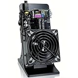 NerdQaxe++ 6TH/s, Bitcoins Miner with BM1370 Asic Chip, 100W Bitaxes Miner, Open-Source Solo Crypto Miner, Dual Fan Design, Silent Home Mining with Lottery Miner Technology