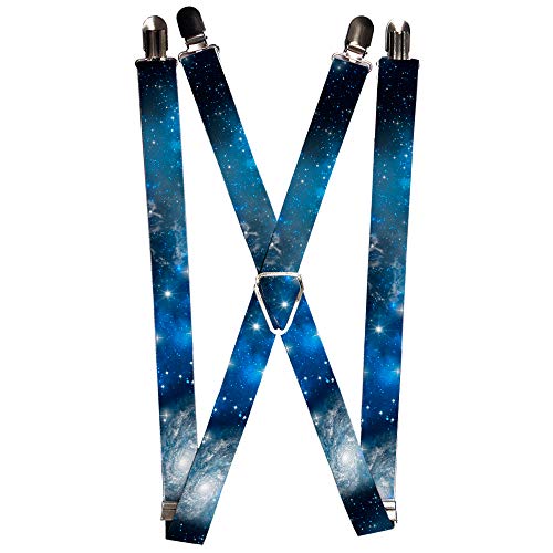 Buckle-Down Men's Suspender-Galaxy, Multicolor, One Size