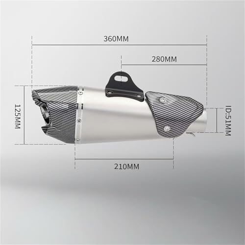 LILIUPEILONG Universal Carbon/Ti Slip-On