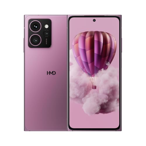 Image of HMD Skyline 5G | Android 14 | Unlocked Smartphone | Dual SIM | US Version | 8 /256GB | 6.55 inch 144Hz pOLED Screen | 108MP Triple Camera | 50MP Selfie Camera | Neon Pink
