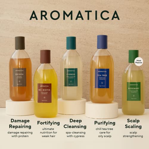 Aromatica Rosemary Hair Thickening Conditioner 13.53Oz / 400Ml, Vegan, Growth-Promoting, For Men And Women, Volumizing And Purifying #TOP4