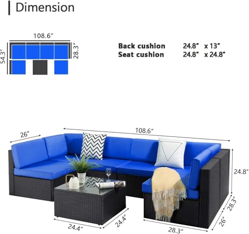Pretzi PFS-1 7 Pieces Patio Furniture Set thumb #7