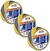 Produktbild tesa Anti-Rutsch 60950 DIN 51130 - Antirutschband mit Anti-Rutsch-Effekt für sicheren Tritt in riskanten Arbeitsbereichen - für innen und außen - schwarz-gelb - je 15 m x 5 cm | 3er Pack