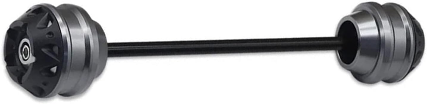 Motorcycle Wheel Protector Motorcycle Front Rear Wheel Fork Slider Axle Crash Protector Cap for BMW F750GS 2017 2018 2019 2020 2021 2022 2023(Rear Silver)