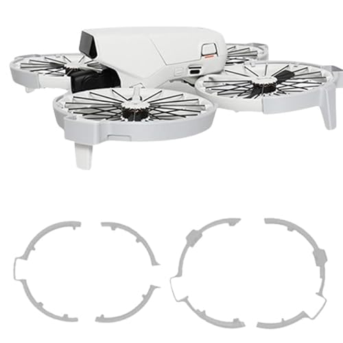 DJI Flip �h���[�� ��p �v���y���K�[�h 360°�ی�K�[�h �S���ʌ^�ی�J�o�[ Flip �p�A�N�Z�T���[ �h�o�y�� �Փ˖h�~�����O (Gray)