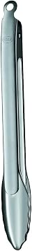 Rosle 12916 Stainless Steel One-Handed Lock and Release Tongs 12 in.