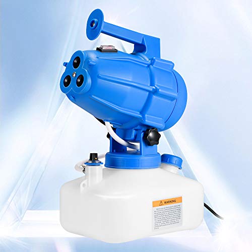 TTLIFE Pulverizador Desinfectante Eléctrico 1200W Nebulizador ULV 5L 3 Boquillas Portátil de Atomizador de Volumen Ultrabajo para Fábrica,Escuela,Hospital,Jardín Desinfección y Esterilización
