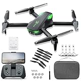 AXIDUN S20 Mini Drones con Cámara 1080P, Drone plegable, Evitación Inteligente de Obstáculos,2 Baterías, Control por...