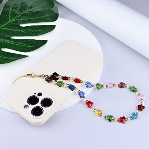Ucharmbead Butterfly Phone Charm Lanyard Chain String Crystal Stone Kawaii Cell Phone Wrist Strap For Women Girls #TOP2