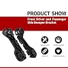 Nakkaa Front Bumper Cover Support Bracket Retainer Reinforcement Compatible with MKX Edge 2011-2015 BT4Z17C947A BT4Z17C947B FO1043135 FO1042135