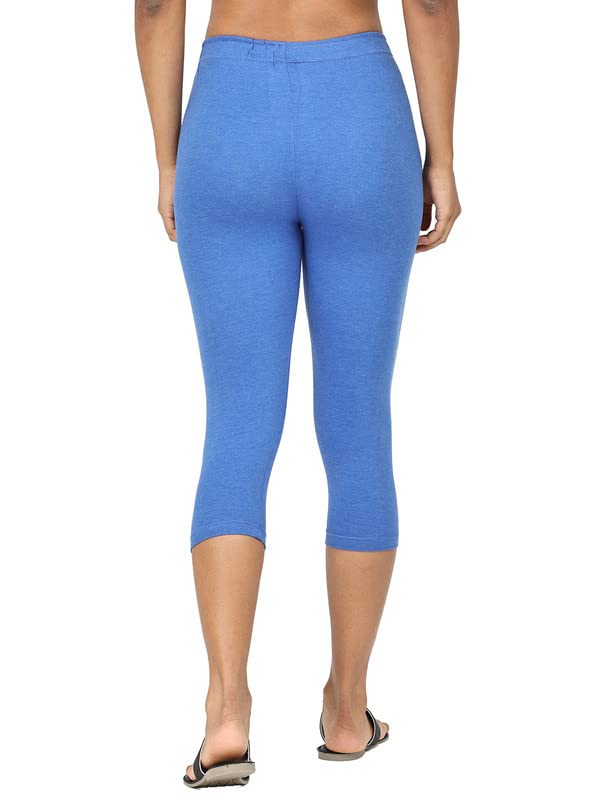 Image of Robinbosky Premium Stretchable Cotton Capri Legging for Women | Suitable for Formal wear & Casual wear | High-End Elastic Makes. The Leggings Squat Proof and Durable for Travel, Yoga, & Workout.